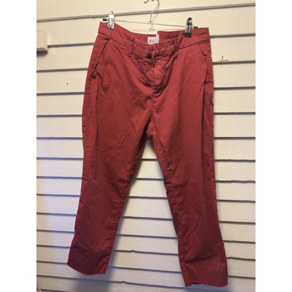 Frank & Eileen Rust Wicklow Italian Chino Pants Size 8 32